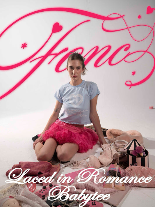 Laced in Romance" Baby Tee