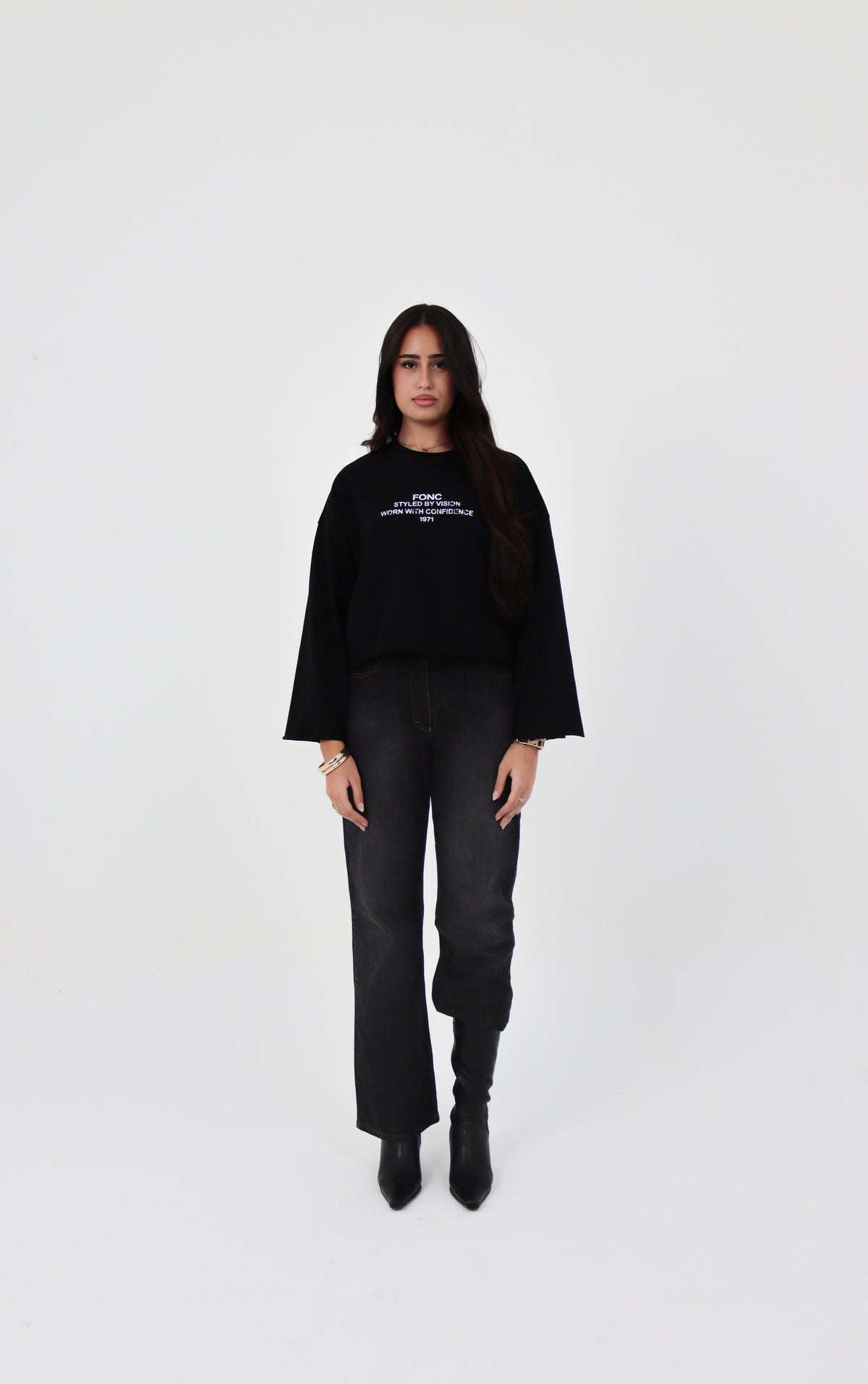NOIR FONC SIGNATURE TEE