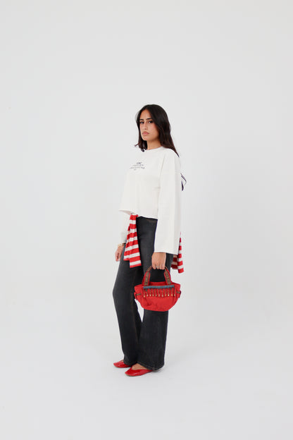 IVORY FONC SIGNATURE TEE