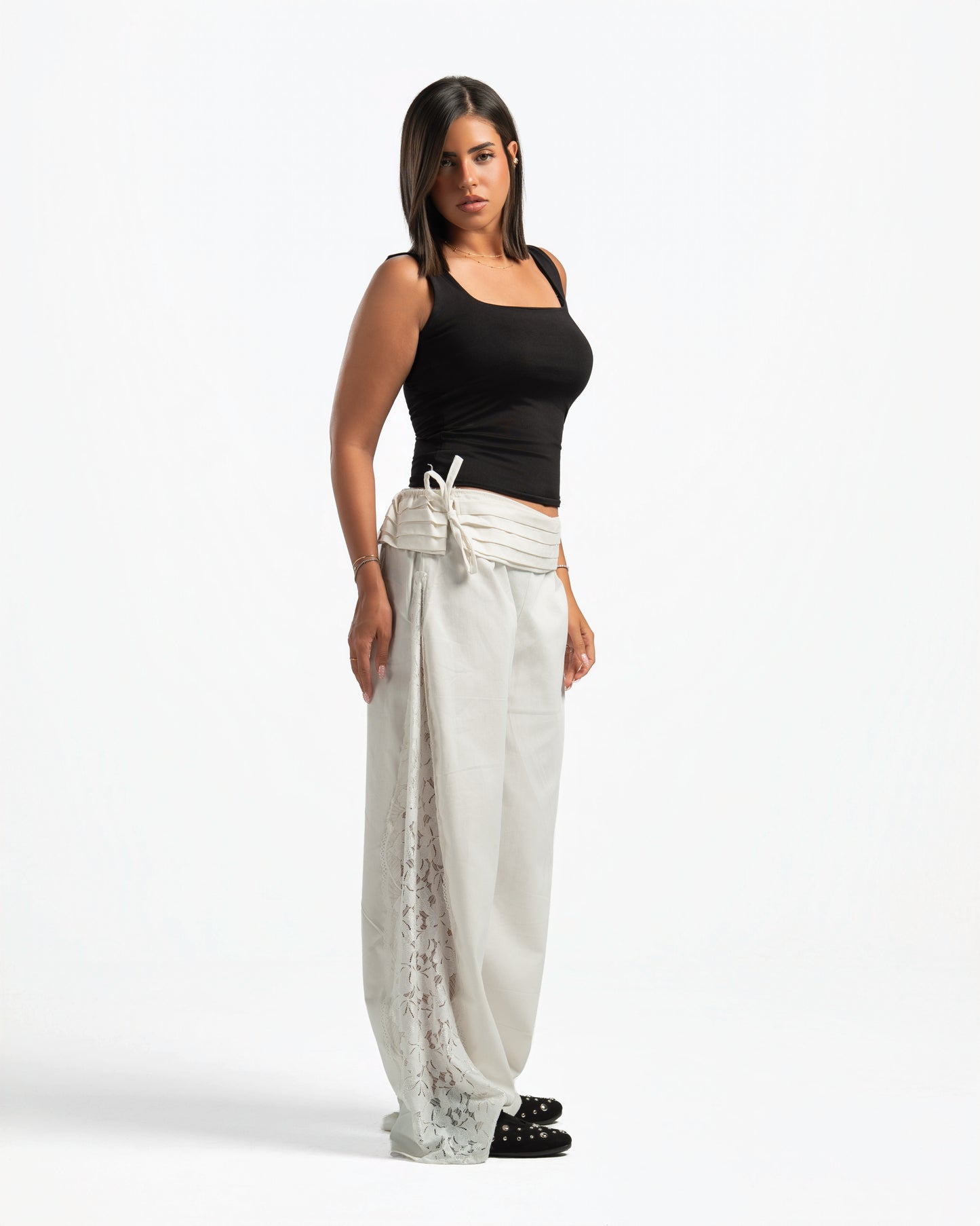 Lace Line Trousers