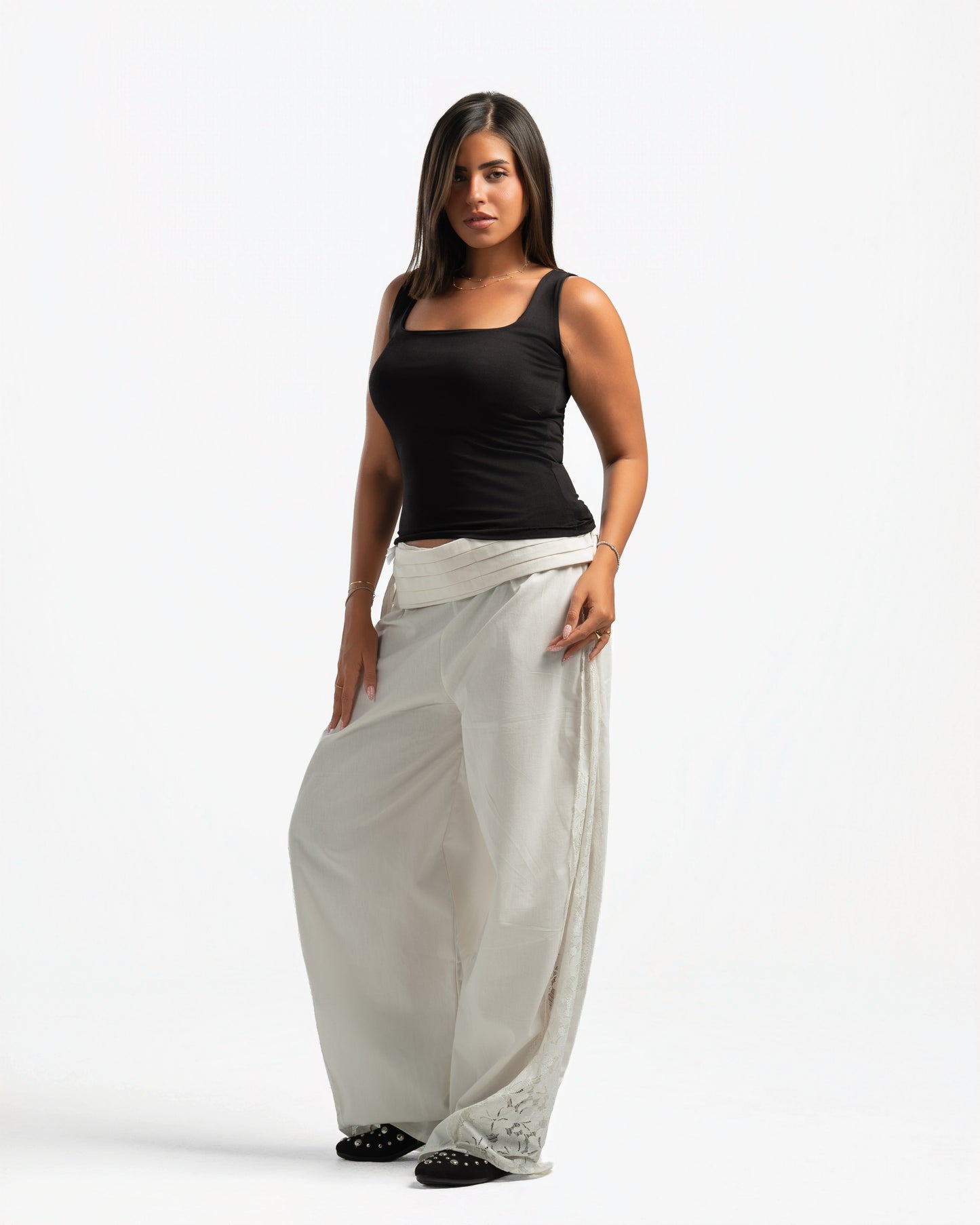 Lace Line Trousers