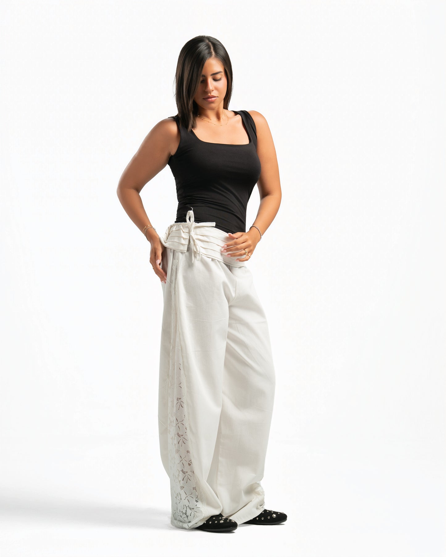 Lace Line Trousers