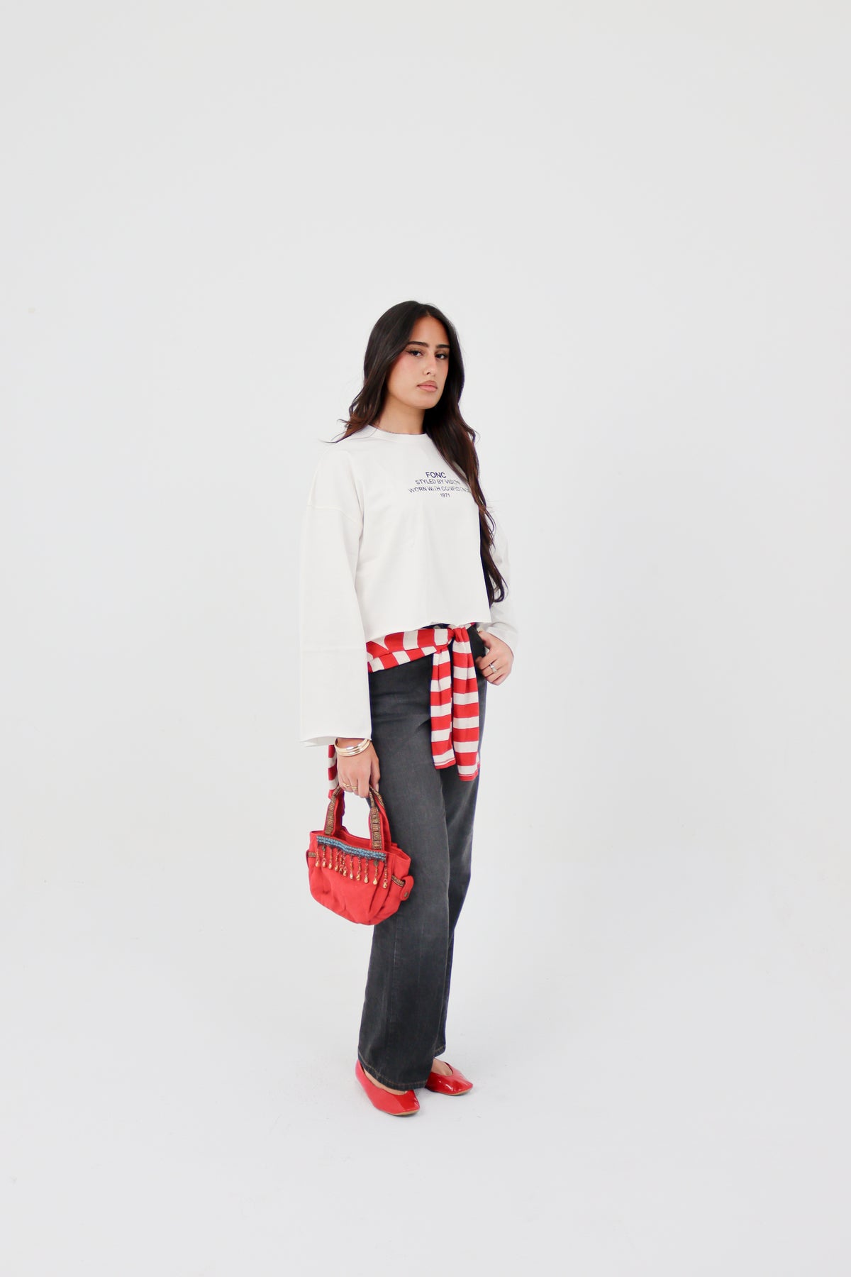IVORY FONC SIGNATURE TEE