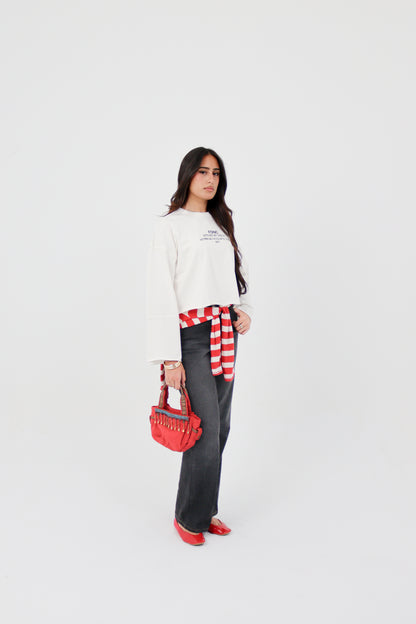 IVORY FONC SIGNATURE TEE